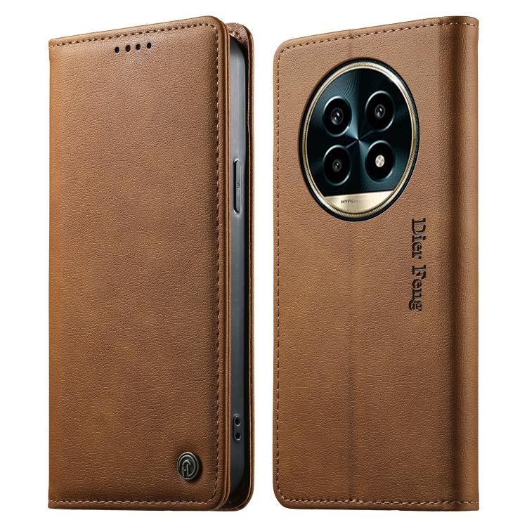 Dierfeng Metal Snap Magnetic RFID Vegan Leather Phone Case, For Realme 13 Pro / Realme 13 Pro+, For Realme 12 5G / 12x / C65 5G, For Realme GT 6, For Realme C67 4G / Realme 12 Lite, For Realme 12 Pro / 12 Pro+, For Realme C53 / Narzo N53               ...