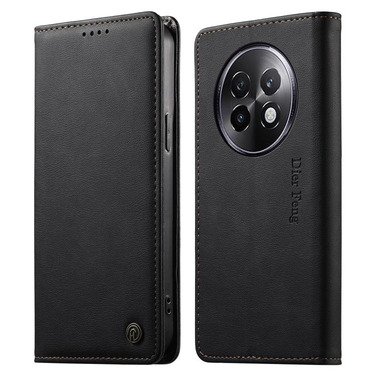 Dierfeng Metal Snap Magnetic RFID Vegan Leather Phone Case, For Realme 16T 5G, For Realme C100 4G, For Realme C85 5G / C83 5G / 15x 5G India, For Realme 16 5G, For Realme 16 Pro+ 5G, For Realme 16 Pro 5G, For Realme C85 Pro 4G, For Realme 15T 5G       ...