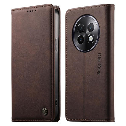 Dierfeng Metal Snap Magnetic RFID Vegan Leather Phone Case, For Realme 16T 5G, For Realme C100 4G, For Realme C85 5G / C83 5G / 15x 5G India, For Realme 16 5G, For Realme 16 Pro+ 5G, For Realme 16 Pro 5G, For Realme C85 Pro 4G, For Realme 15T 5G       ...