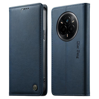 Dierfeng Metal Snap Magnetic RFID Vegan Leather Phone Case, For Realme 16T 5G, For Realme C100 4G, For Realme C85 5G / C83 5G / 15x 5G India, For Realme 16 5G, For Realme 16 Pro+ 5G, For Realme 16 Pro 5G, For Realme C85 Pro 4G, For Realme 15T 5G       ...