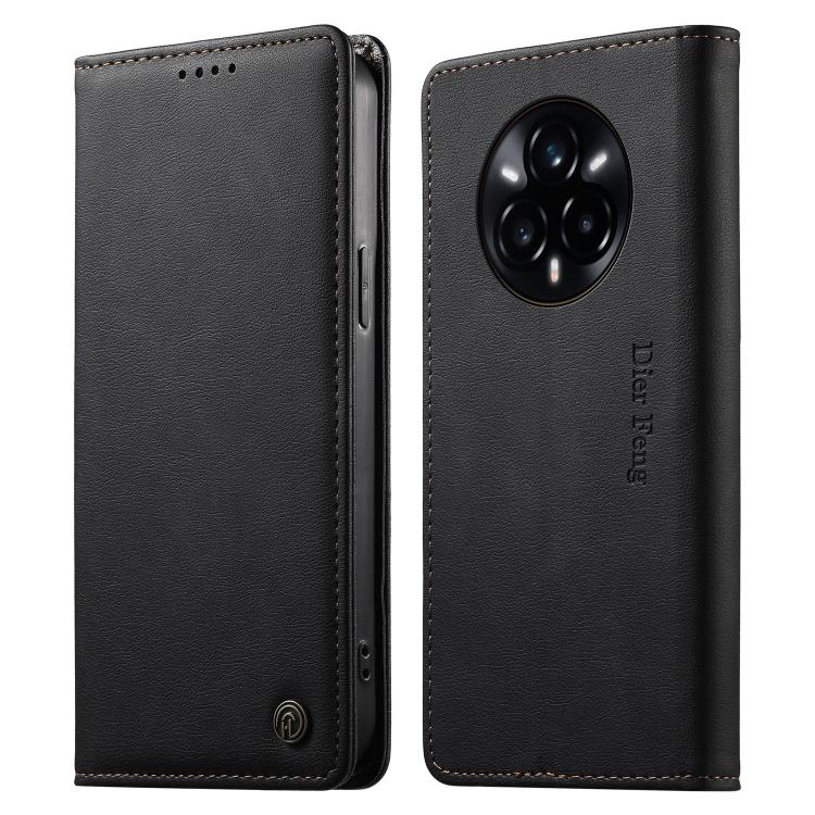 Dierfeng Metal Snap Magnetic RFID Vegan Leather Phone Case, For Realme 16T 5G, For Realme C100 4G, For Realme C85 5G / C83 5G / 15x 5G India, For Realme 16 5G, For Realme 16 Pro+ 5G, For Realme 16 Pro 5G, For Realme C85 Pro 4G, For Realme 15T 5G       ...