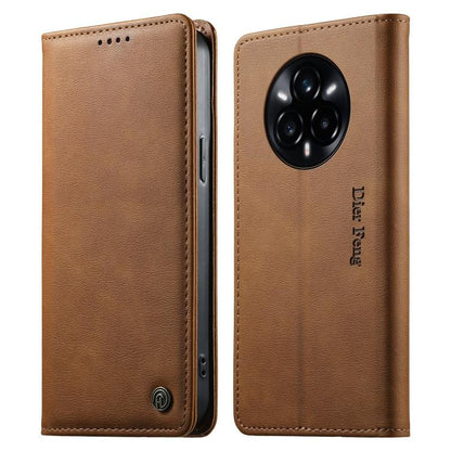 Dierfeng Metal Snap Magnetic RFID Vegan Leather Phone Case, For Realme 16T 5G, For Realme C100 4G, For Realme C85 5G / C83 5G / 15x 5G India, For Realme 16 5G, For Realme 16 Pro+ 5G, For Realme 16 Pro 5G, For Realme C85 Pro 4G, For Realme 15T 5G       ...