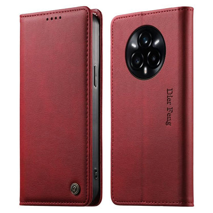 Dierfeng Metal Snap Magnetic RFID Vegan Leather Phone Case, For Realme 16T 5G, For Realme C100 4G, For Realme C85 5G / C83 5G / 15x 5G India, For Realme 16 5G, For Realme 16 Pro+ 5G, For Realme 16 Pro 5G, For Realme C85 Pro 4G, For Realme 15T 5G       ...