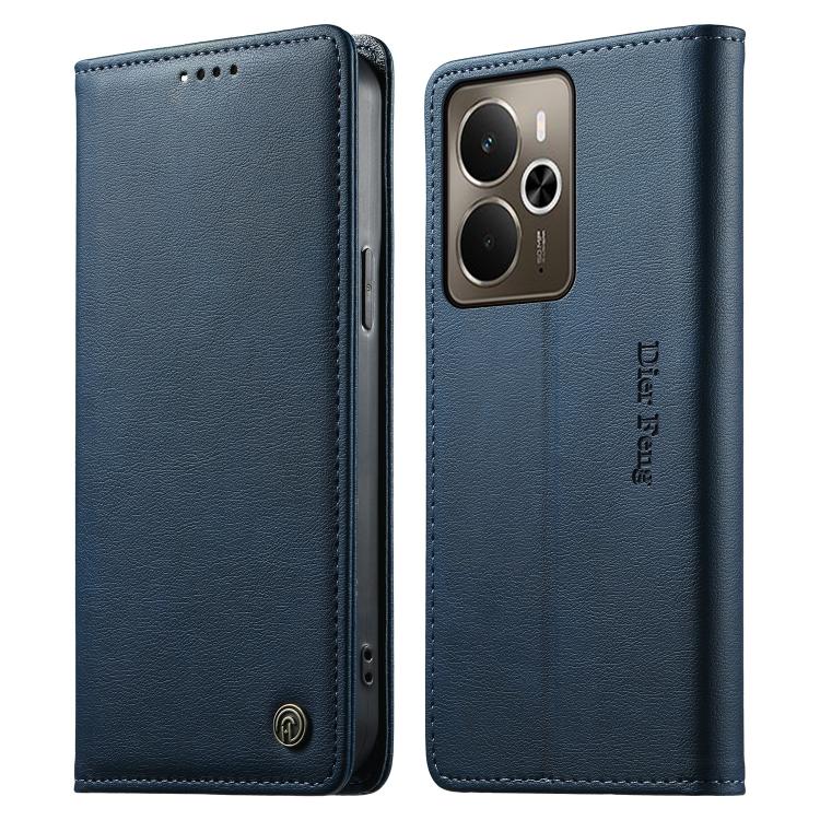 Dierfeng Metal Snap Magnetic RFID Vegan Leather Phone Case, For Realme 16T 5G, For Realme C100 4G, For Realme C85 5G / C83 5G / 15x 5G India, For Realme 16 5G, For Realme 16 Pro+ 5G, For Realme 16 Pro 5G, For Realme C85 Pro 4G, For Realme 15T 5G       ...