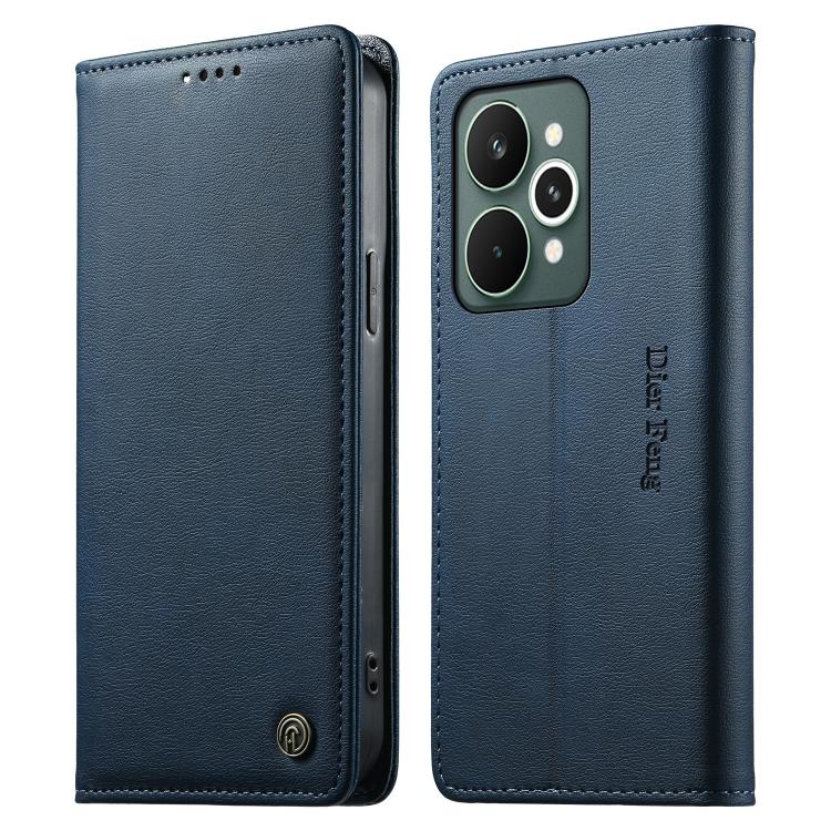 Dierfeng Metal Snap Magnetic RFID Vegan Leather Phone Case, For Realme 16T 5G, For Realme C100 4G, For Realme C85 5G / C83 5G / 15x 5G India, For Realme 16 5G, For Realme 16 Pro+ 5G, For Realme 16 Pro 5G, For Realme C85 Pro 4G, For Realme 15T 5G       ...