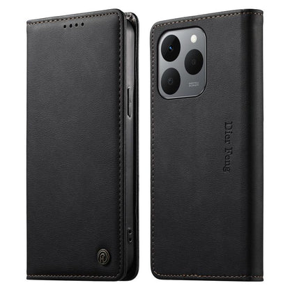 Dierfeng Metal Snap Magnetic RFID Vegan Leather Phone Case, For Realme 16T 5G, For Realme C100 4G, For Realme C85 5G / C83 5G / 15x 5G India, For Realme 16 5G, For Realme 16 Pro+ 5G, For Realme 16 Pro 5G, For Realme C85 Pro 4G, For Realme 15T 5G       ...