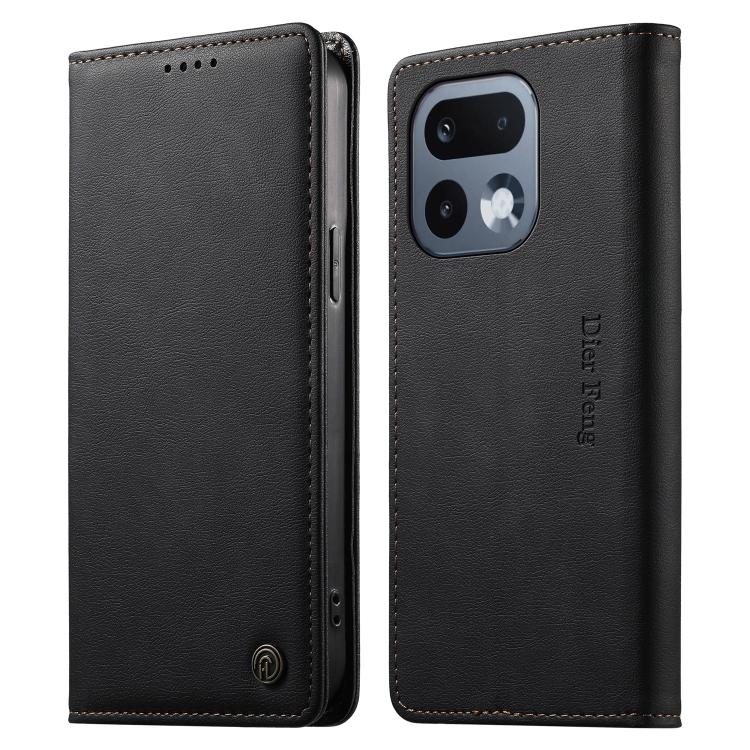 Dierfeng Metal Snap Magnetic RFID Vegan Leather Phone Case, For Realme 16T 5G, For Realme C100 4G, For Realme C85 5G / C83 5G / 15x 5G India, For Realme 16 5G, For Realme 16 Pro+ 5G, For Realme 16 Pro 5G, For Realme C85 Pro 4G, For Realme 15T 5G       ...