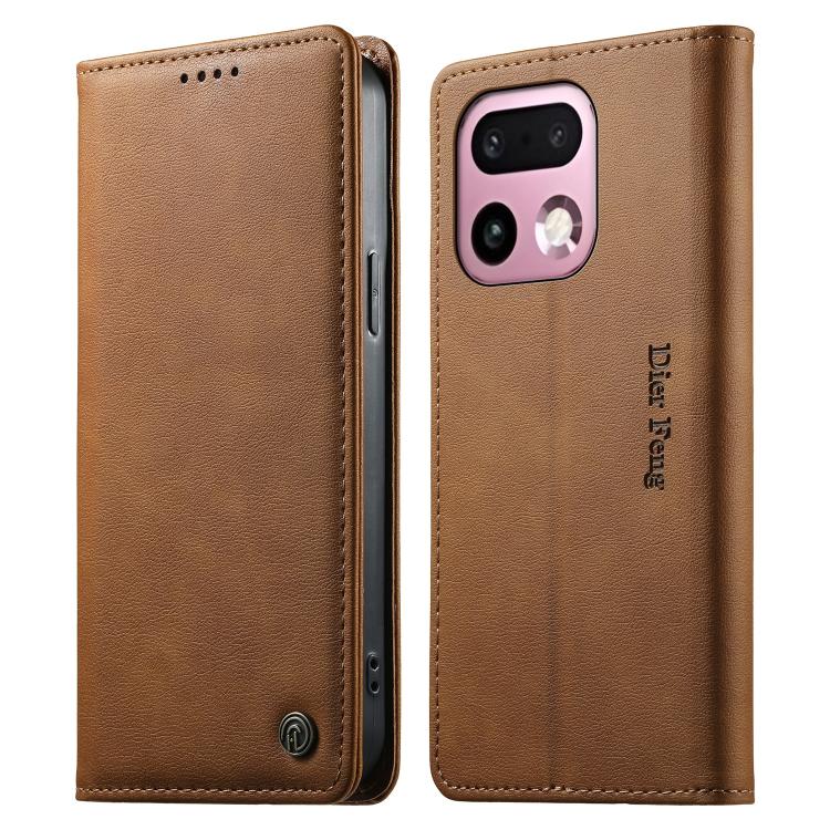 Dierfeng Metal Snap Magnetic RFID Vegan Leather Phone Case, For Realme 16T 5G, For Realme C100 4G, For Realme C85 5G / C83 5G / 15x 5G India, For Realme 16 5G, For Realme 16 Pro+ 5G, For Realme 16 Pro 5G, For Realme C85 Pro 4G, For Realme 15T 5G       ...