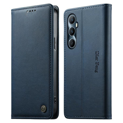 Dierfeng Metal Snap Magnetic RFID Vegan Leather Phone Case, For Realme 13 Pro / Realme 13 Pro+, For Realme 12 5G / 12x / C65 5G, For Realme GT 6, For Realme C67 4G / Realme 12 Lite, For Realme 12 Pro / 12 Pro+, For Realme C53 / Narzo N53               ...