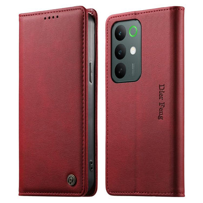 Dierfeng Metal Snap Magnetic RFID Vegan Leather Phone Case, For Realme 16T 5G, For Realme C100 4G, For Realme C85 5G / C83 5G / 15x 5G India, For Realme 16 5G, For Realme 16 Pro+ 5G, For Realme 16 Pro 5G, For Realme C85 Pro 4G, For Realme 15T 5G       ...
