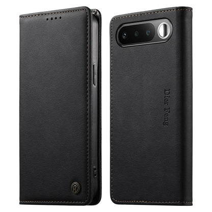 Dierfeng Metal Snap Magnetic RFID Vegan Leather Phone Case, For Realme 16T 5G, For Realme C100 4G, For Realme C85 5G / C83 5G / 15x 5G India, For Realme 16 5G, For Realme 16 Pro+ 5G, For Realme 16 Pro 5G, For Realme C85 Pro 4G, For Realme 15T 5G       ...