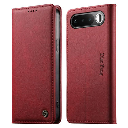 Dierfeng Metal Snap Magnetic RFID Vegan Leather Phone Case, For Realme 16T 5G, For Realme C100 4G, For Realme C85 5G / C83 5G / 15x 5G India, For Realme 16 5G, For Realme 16 Pro+ 5G, For Realme 16 Pro 5G, For Realme C85 Pro 4G, For Realme 15T 5G       ...