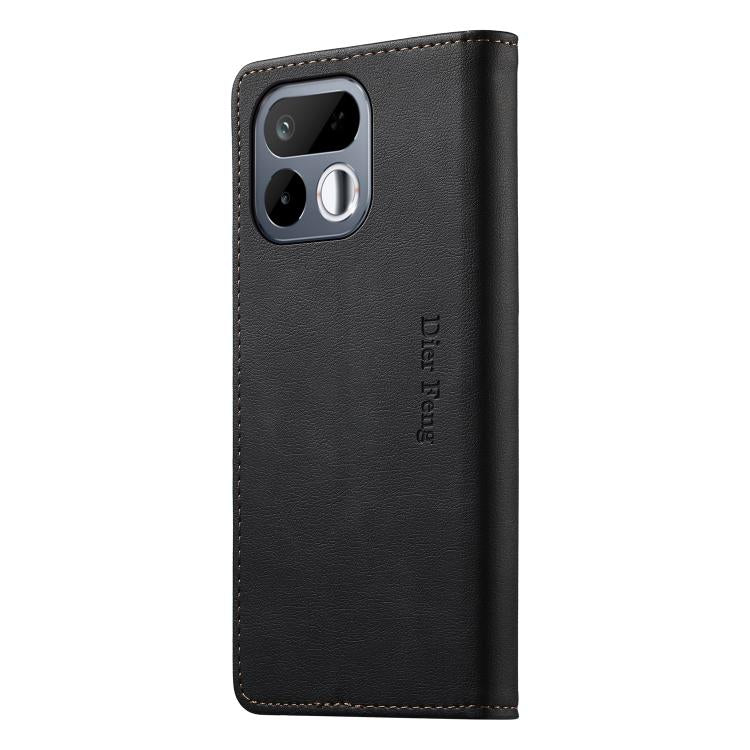 Dierfeng Metal Snap Magnetic RFID Vegan Leather Phone Case, For Realme 16T 5G, For Realme C100 4G, For Realme C85 5G / C83 5G / 15x 5G India, For Realme 16 5G, For Realme 16 Pro+ 5G, For Realme 16 Pro 5G, For Realme C85 Pro 4G, For Realme 15T 5G       ...