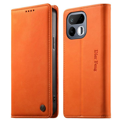 Dierfeng Metal Snap Magnetic RFID Vegan Leather Phone Case, For Realme 16T 5G, For Realme C100 4G, For Realme C85 5G / C83 5G / 15x 5G India, For Realme 16 5G, For Realme 16 Pro+ 5G, For Realme 16 Pro 5G, For Realme C85 Pro 4G, For Realme 15T 5G       ...