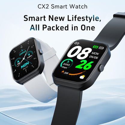 CX2 1.95 inch TFT Color Screen BT Calling Smart Watch, Support Health Monitoring