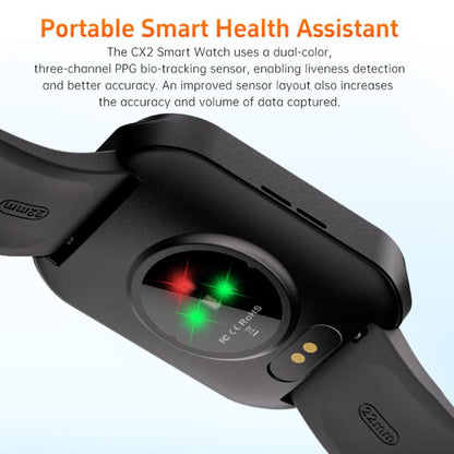 CX2 1.95 inch TFT Color Screen BT Calling Smart Watch, Support Health Monitoring