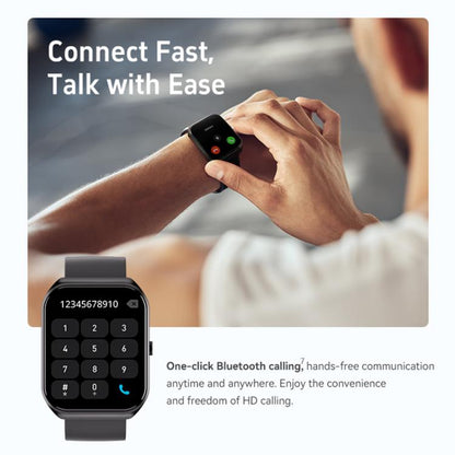 CX2 1.95 inch TFT Color Screen BT Calling Smart Watch, Support Health Monitoring