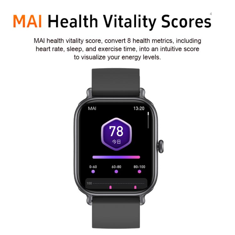 CX3 1.95 inch TFT Color Screen All Metal BT Calling Smart Watch, Support Health Monitoring