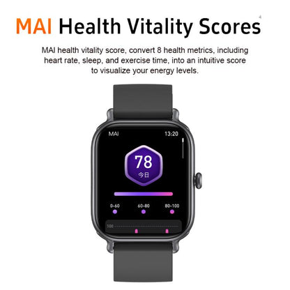 CX3 1.95 inch TFT Color Screen All Metal BT Calling Smart Watch, Support Health Monitoring