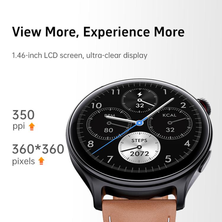 Montre connectée GTR2 avec écran Ultra-HD de 1,46 pouce et appels Bluetooth, prend en charge le suivi de santé
