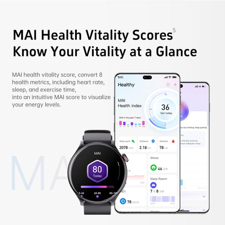 Montre connectée GTR2 avec écran Ultra-HD de 1,46 pouce et appels Bluetooth, prend en charge le suivi de santé