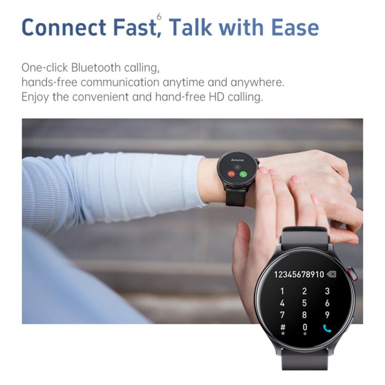Montre connectée GTR2 avec écran Ultra-HD de 1,46 pouce et appels Bluetooth, prend en charge le suivi de santé