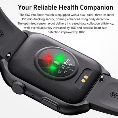 GS7 Pro 2 inch Ultra-Large HD Screen BT Calling Smart Watch, Support Health Monitoring