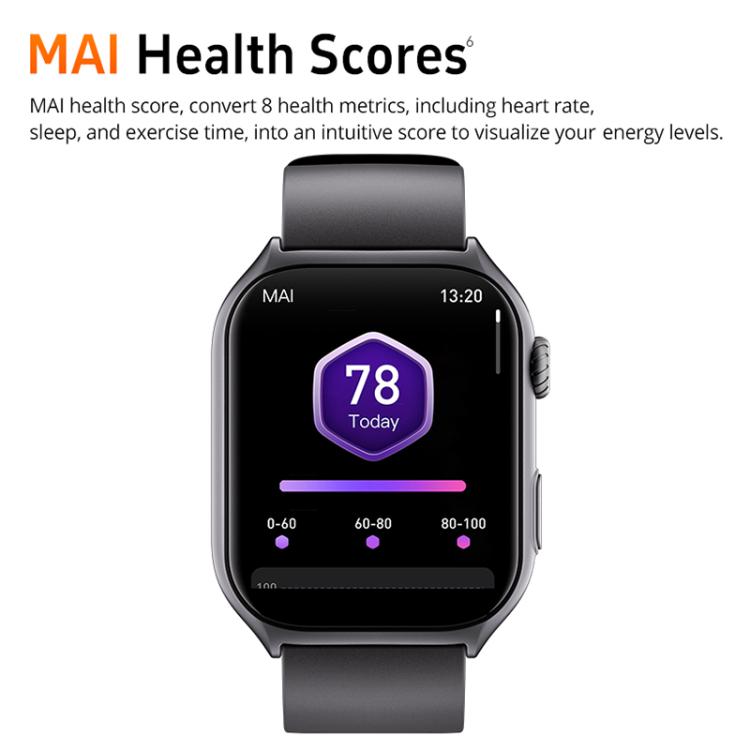 GS7 Pro 2 inch Ultra-Large HD Screen BT Calling Smart Watch, Support Health Monitoring