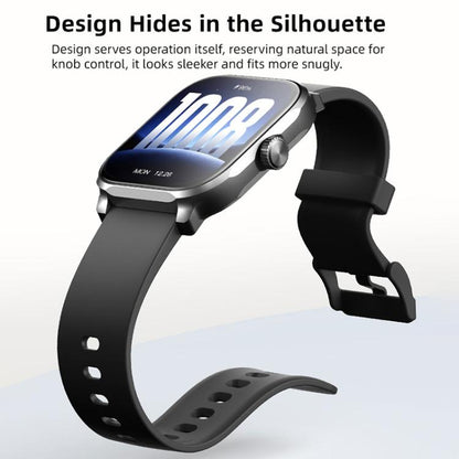 GTS12 1.96 inch Ultra-HD Large Screen BT Calling Smart Watch, Support Health Monitoring