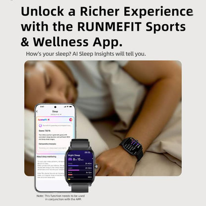 GTS12 1.96 inch Ultra-HD Large Screen BT Calling Smart Watch, Support Health Monitoring