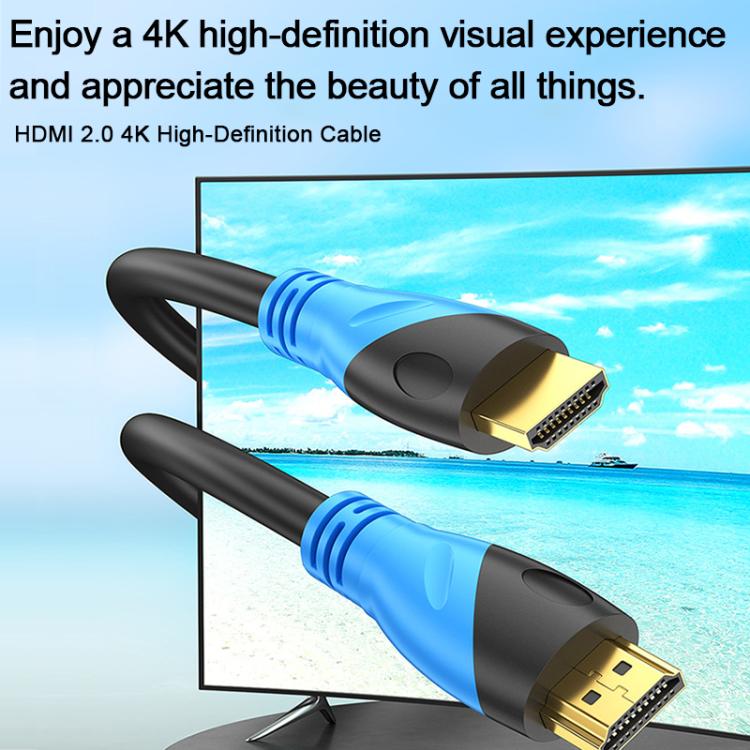 WG143 HDMI Cable 2.0 Version 4K/60HZ TV Data Connection Cable, 0.5m, 1m, 1.5m, 2m, 3m, 5m, 10m, 12m, 15m, 20m