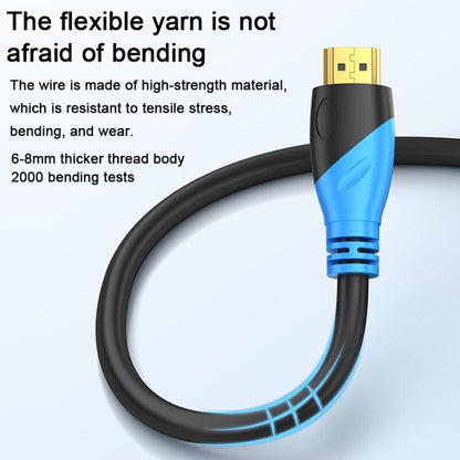 WG143 HDMI Cable 2.0 Version 4K/60HZ TV Data Connection Cable, 0.5m, 1m, 1.5m, 2m, 3m, 5m, 10m, 12m, 15m, 20m