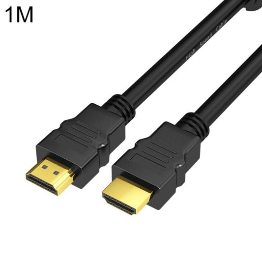 Câble vidéo HDMI 1.4 1080p HD plaqué or pour moniteur PC et décodeur, 1m, 1,5m, 3m, 5m, 10m, 15m, 20m, 25m, 30m