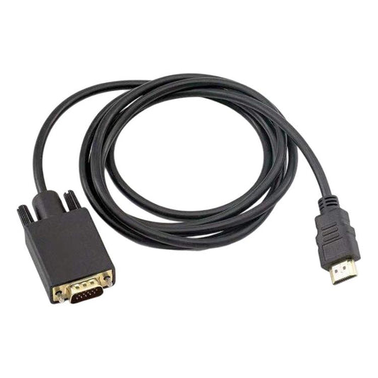 WG146 Câble adaptateur moniteur HDMI vers VGA 1080P, Longueur : 1,8 m