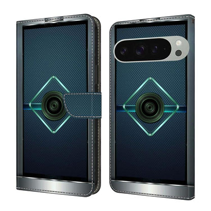 Crystal-Like Painted Vegan Leather Phone Case, For Google Pixel 10a, For Google Pixel 9a, For Google Pixel 9 / 9 Pro