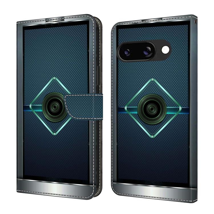 Crystal-Like Painted Vegan Leather Phone Case, For Google Pixel 10a, For Google Pixel 9a, For Google Pixel 9 / 9 Pro