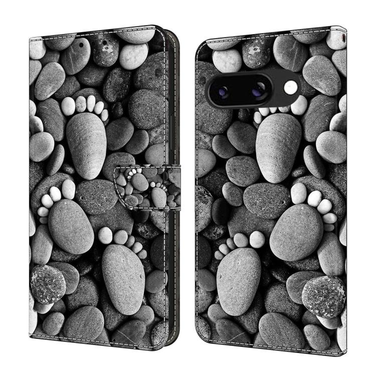 Crystal-Like Painted Vegan Leather Phone Case, For Google Pixel 10a, For Google Pixel 9a, For Google Pixel 9 / 9 Pro