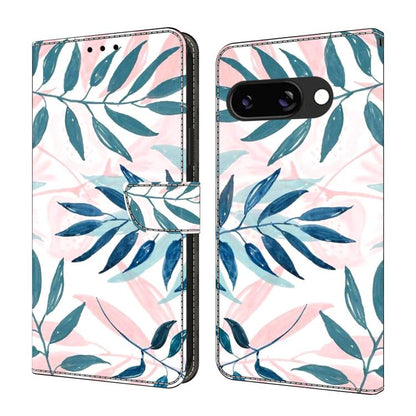Crystal-Like Painted Vegan Leather Phone Case, For Google Pixel 10a, For Google Pixel 9a, For Google Pixel 9 / 9 Pro