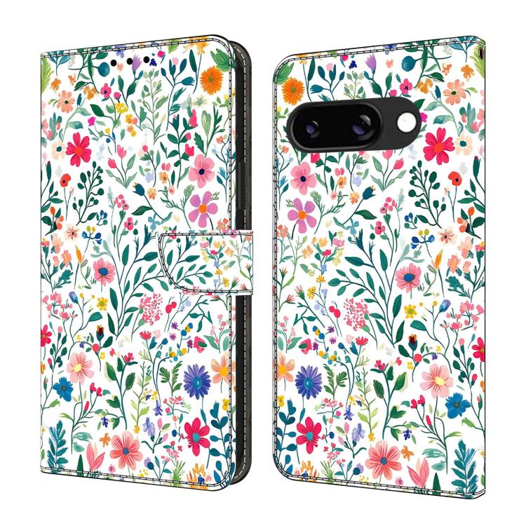 Crystal-Like Painted Vegan Leather Phone Case, For Google Pixel 10a, For Google Pixel 9a, For Google Pixel 9 / 9 Pro