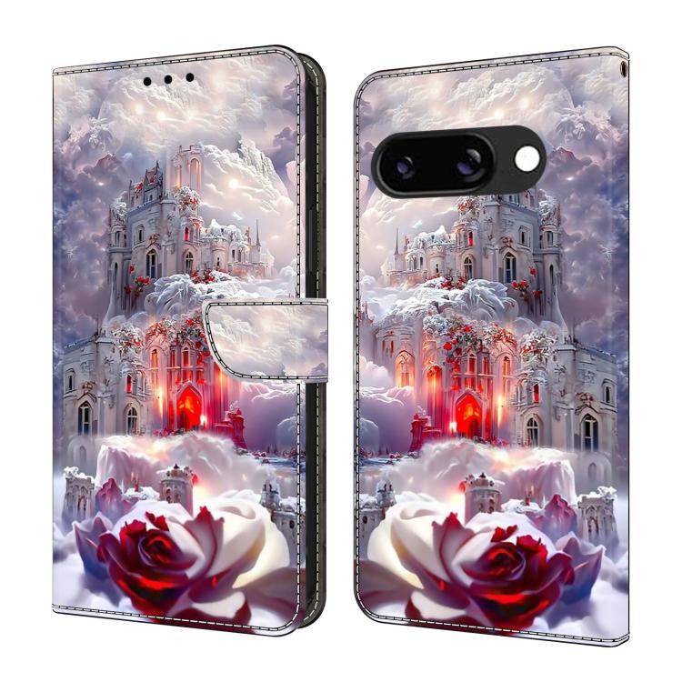 Crystal-Like Painted Vegan Leather Phone Case, For Google Pixel 10a, For Google Pixel 9a, For Google Pixel 9 / 9 Pro