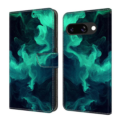 Crystal-Like Painted Vegan Leather Phone Case, For Google Pixel 10a, For Google Pixel 9a, For Google Pixel 9 / 9 Pro