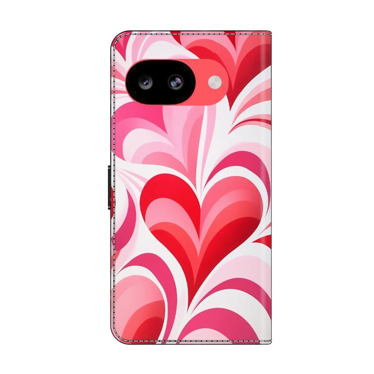 Crystal-Like Painted Vegan Leather Phone Case, For Google Pixel 10a, For Google Pixel 9a, For Google Pixel 9 / 9 Pro