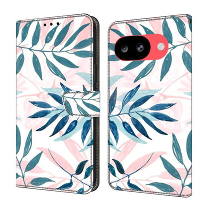 Crystal-Like Painted Vegan Leather Phone Case, For Google Pixel 10a, For Google Pixel 9a, For Google Pixel 9 / 9 Pro