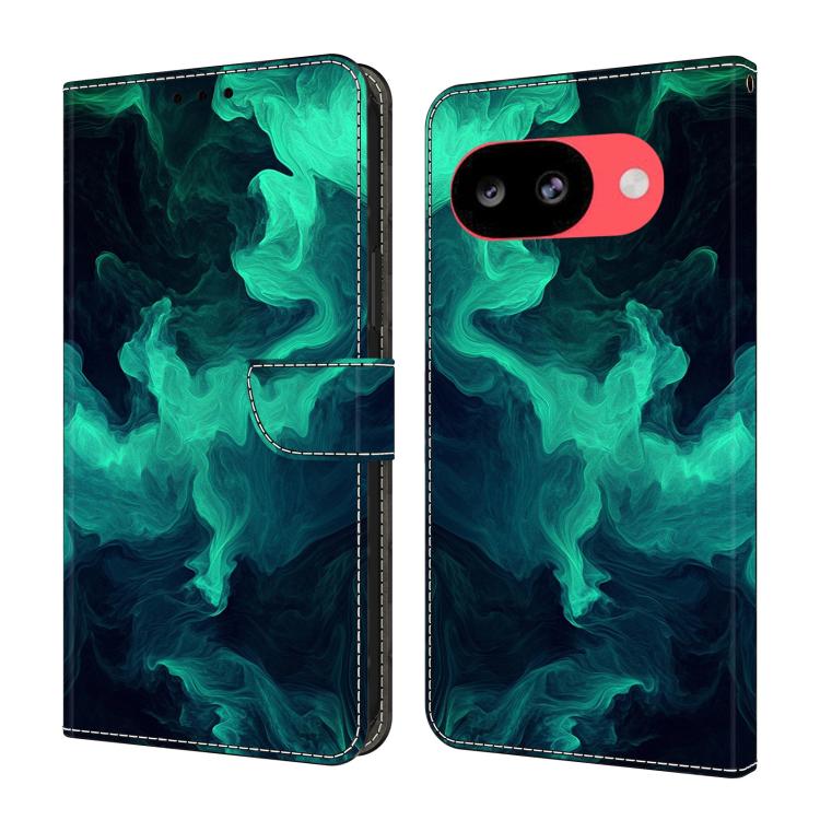 Crystal-Like Painted Vegan Leather Phone Case, For Google Pixel 10a, For Google Pixel 9a, For Google Pixel 9 / 9 Pro
