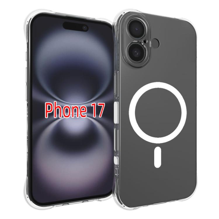 Shockproof Non-slip Magnetic TPU Phone Case, For iPhone 18, For iPhone 18 Pro, For iPhone 18 Pro Max, For iPhone 17e / 16e, For iPhone 17 Pro Max, For iPhone 17 Pro, For iPhone 17, For iPhone Air, For iPhone 16 Pro Max, For iPhone 16 Pro               ...
