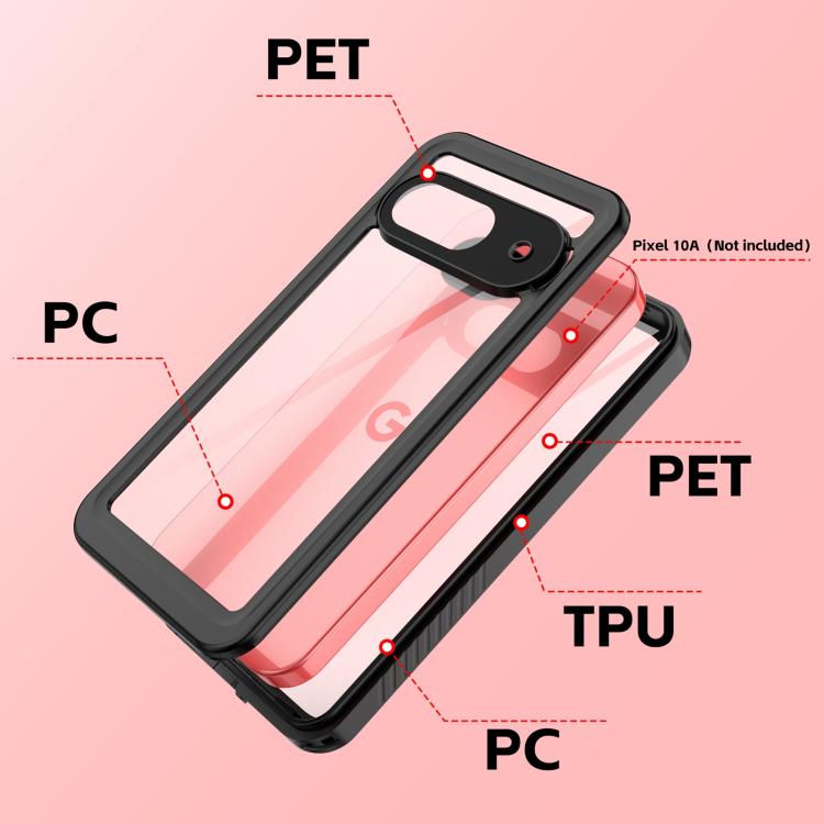 RedPepper Shockproof IP68 Waterproof PC Hybrid TPU Phone Case, For Google Pixel 10a, For Google Pixel 10 Pro XL, For Google Pixel 10 Pro, For Google Pixel 10, For Google Pixel 9a