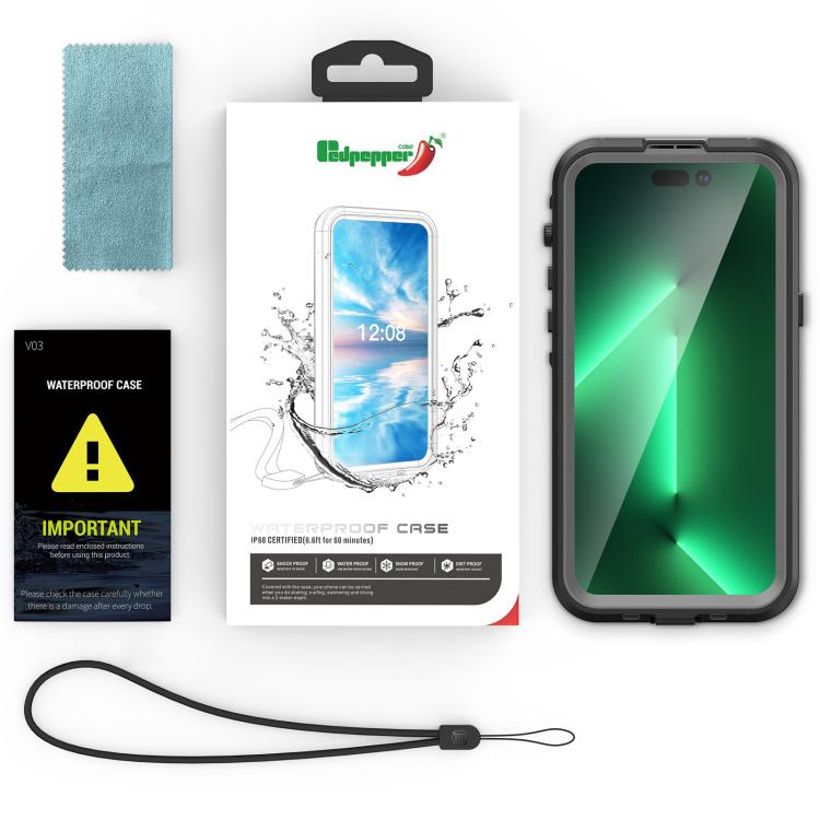 RedPepper Shockproof IP68 Waterproof PC Hybrid TPU Phone Case, For Google Pixel 10a, For Google Pixel 10 Pro XL, For Google Pixel 10 Pro, For Google Pixel 10, For Google Pixel 9a