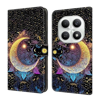 Crystal-Like Painted Vegan Leather Phone Case, For Redmi Note 15 5G / 4G Global 164mm, For Redmi Note 15 Pro 5G Global 163.6mm, For Redmi 15C 5G / 4G EU 173mm, For Redmi 15 5G Global / 4G SEA 169.5mm