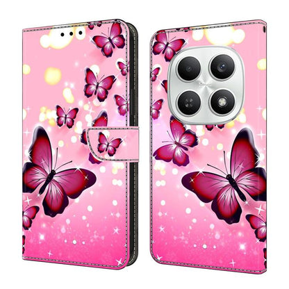 Crystal-Like Painted Vegan Leather Phone Case, For Redmi Note 15 5G / 4G Global 164mm, For Redmi Note 15 Pro 5G Global 163.6mm, For Redmi 15C 5G / 4G EU 173mm, For Redmi 15 5G Global / 4G SEA 169.5mm