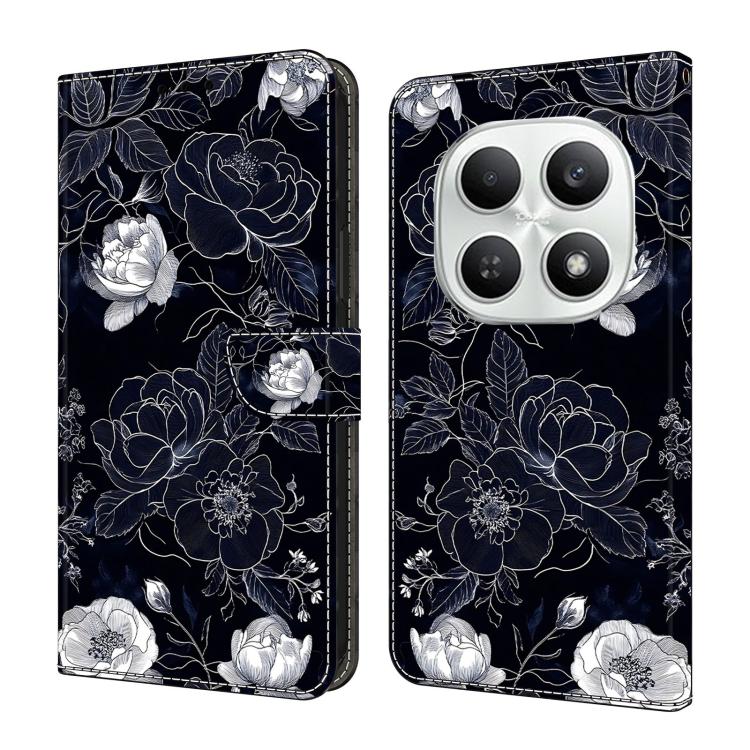 Crystal-Like Painted Vegan Leather Phone Case, For Redmi Note 15 5G / 4G Global 164mm, For Redmi Note 15 Pro 5G Global 163.6mm, For Redmi 15C 5G / 4G EU 173mm, For Redmi 15 5G Global / 4G SEA 169.5mm